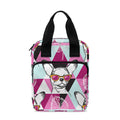 Hipster Chihuahua Pattern Print Bible Tote Bag