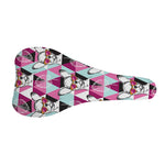 Hipster Chihuahua Pattern Print Bicycle Seat Cover
