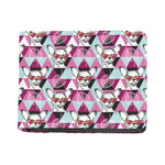Hipster Chihuahua Pattern Print Bifold Wallet