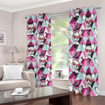 Hipster Chihuahua Pattern Print Blackout Grommet Curtains