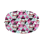 Hipster Chihuahua Pattern Print Car Side Mirror Covers