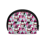 Hipster Chihuahua Pattern Print Coin Purse
