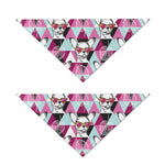 Hipster Chihuahua Pattern Print Dog Bandana