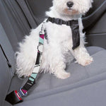 Hipster Chihuahua Pattern Print Dog Seat Belt
