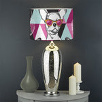 Hipster Chihuahua Pattern Print Drum Lamp Shade