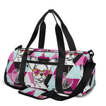 Hipster Chihuahua Pattern Print Gym Bag