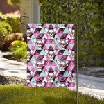 Hipster Chihuahua Pattern Print House Flag