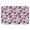 Hipster Chihuahua Pattern Print Indoor Door Mat