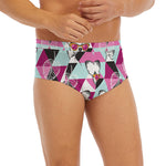 Hipster Chihuahua Pattern Print Men's Briefs