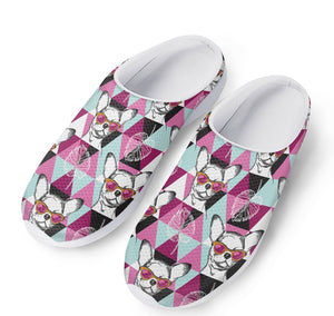 Hipster Chihuahua Pattern Print Mesh Casual Shoes