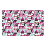 Hipster Chihuahua Pattern Print Polyester Doormat