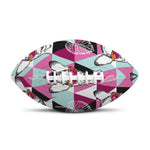 Hipster Chihuahua Pattern Print Rugby Ball