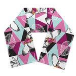 Hipster Chihuahua Pattern Print Scarf