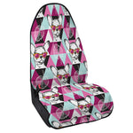 Hipster Chihuahua Pattern Print Waterproof Car Seat Cover