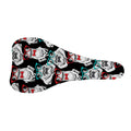 Hipster Frog Pattern Print Bicycle Seat Cover