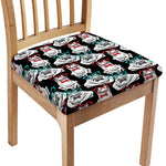 Hipster Frog Pattern Print Chair Cushion Cover