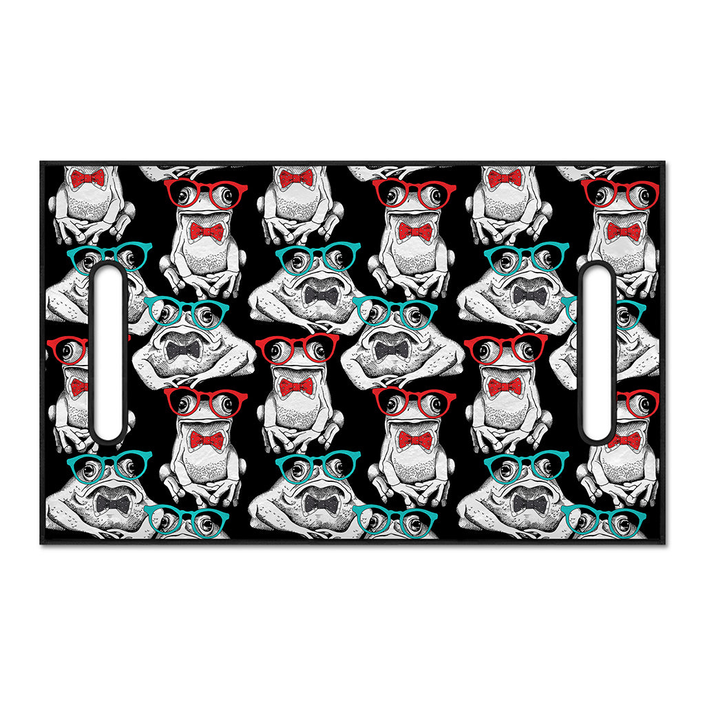 Hipster Frog Pattern Print Golf Cart Seat Cover