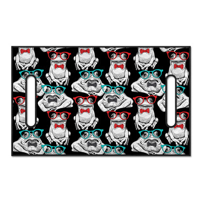 Hipster Frog Pattern Print Golf Cart Seat Cover