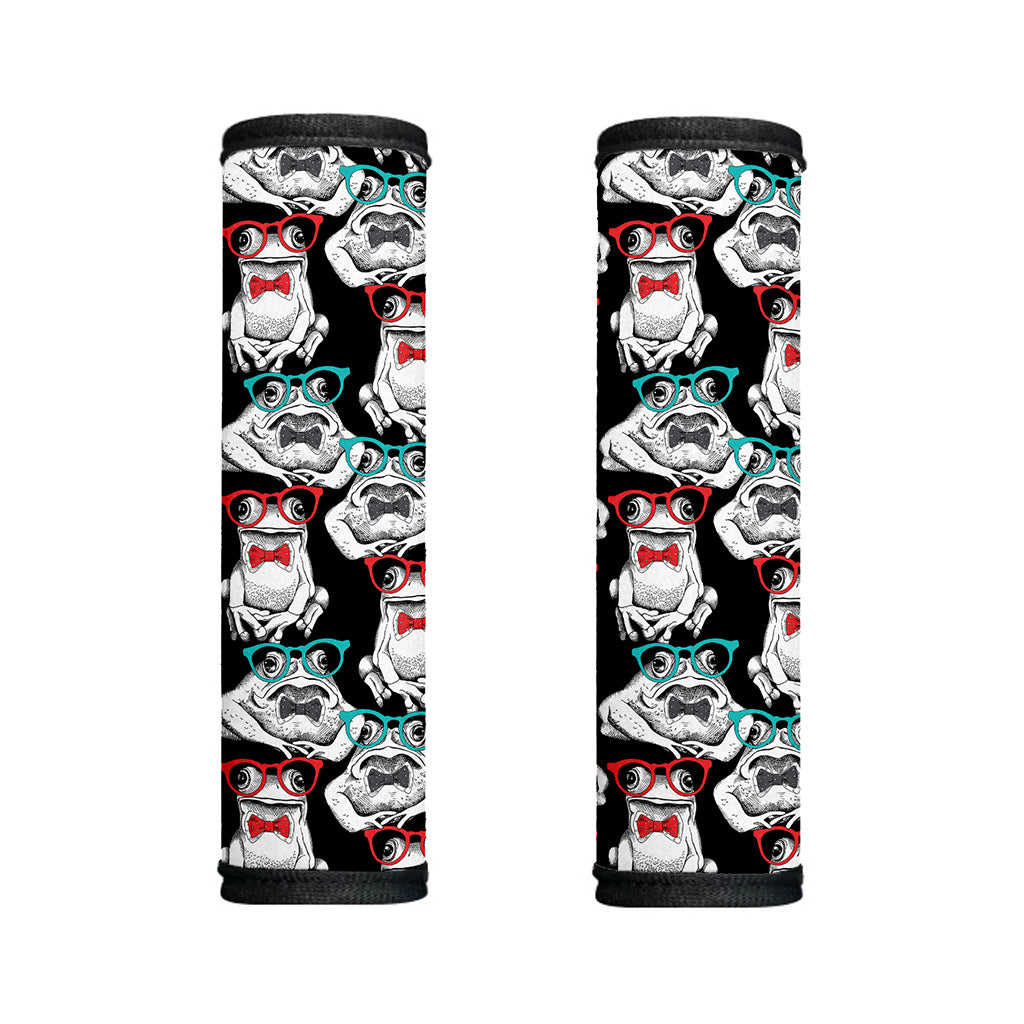 Hipster Frog Pattern Print Handle Covers