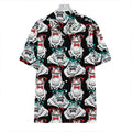 Hipster Frog Pattern Print Hawaiian Shirt