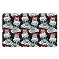 Hipster Frog Pattern Print Polyester Doormat