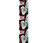 Hipster Frog Pattern Print Table Runner