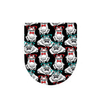 Hipster Frog Pattern Print Toilet Lid Cover