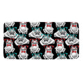 Hipster Frog Pattern Print Towel