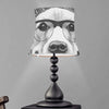 Hipster Golden Retriever Print Bell Lamp Shade