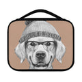 Hipster Golden Retriever Print Classic Bible Case