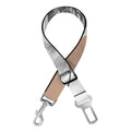Hipster Golden Retriever Print Dog Seat Belt