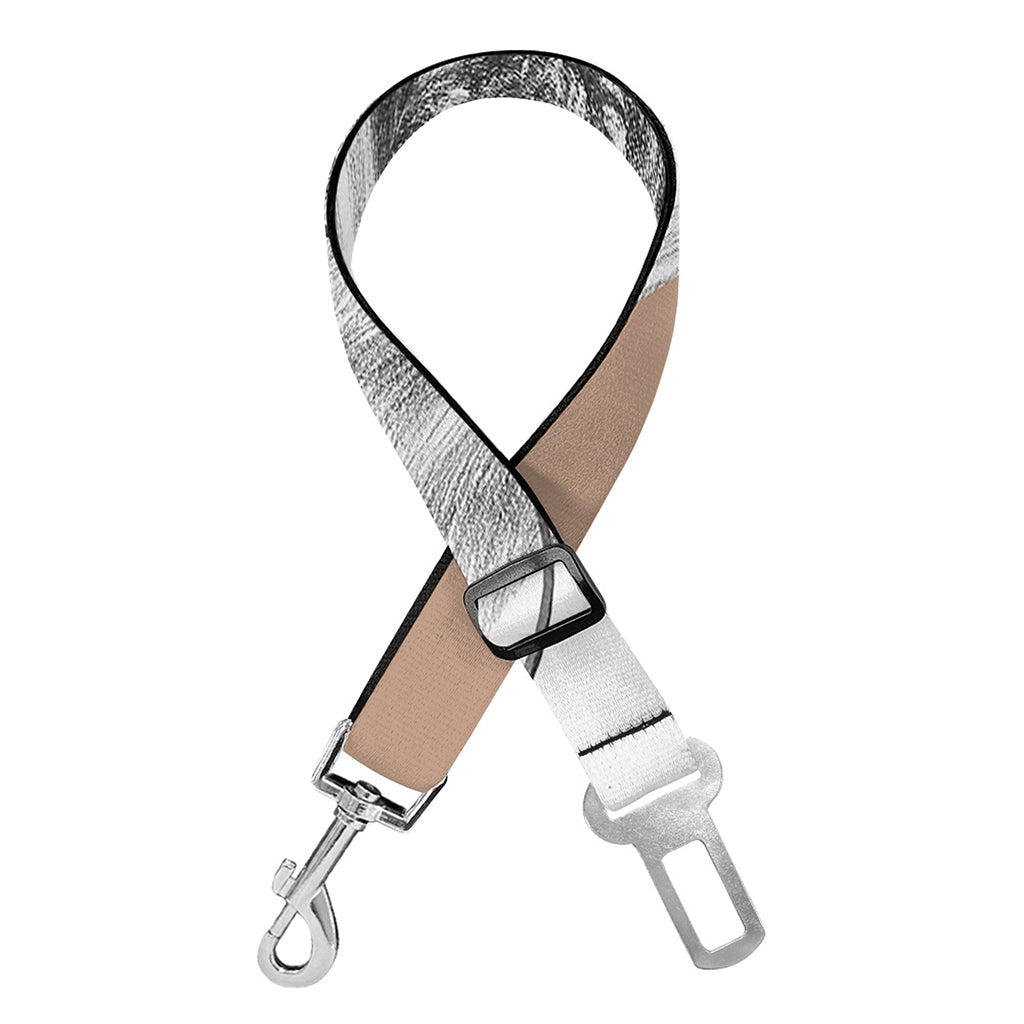 Hipster Golden Retriever Print Dog Seat Belt
