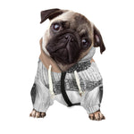 Hipster Golden Retriever Print Dog Zip Up Hoodie