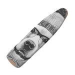 Hipster Golden Retriever Print Ironing Board Cover