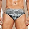 Hipster Golden Retriever Print Men's Swim Briefs