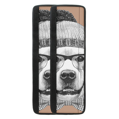 Hipster Golden Retriever Print Refrigerator Handle Covers