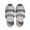 Hipster Golden Retriever Print Slippers