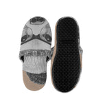 Hipster Golden Retriever Print Slippers