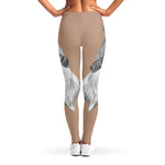 Hipster Golden Retriever Print Women's Leggings