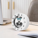 Hipster Jack Russell Terrier Print Alarm Clock