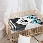 Hipster Jack Russell Terrier Print Baby Crib Sheet