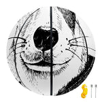 Hipster Jack Russell Terrier Print Basketball