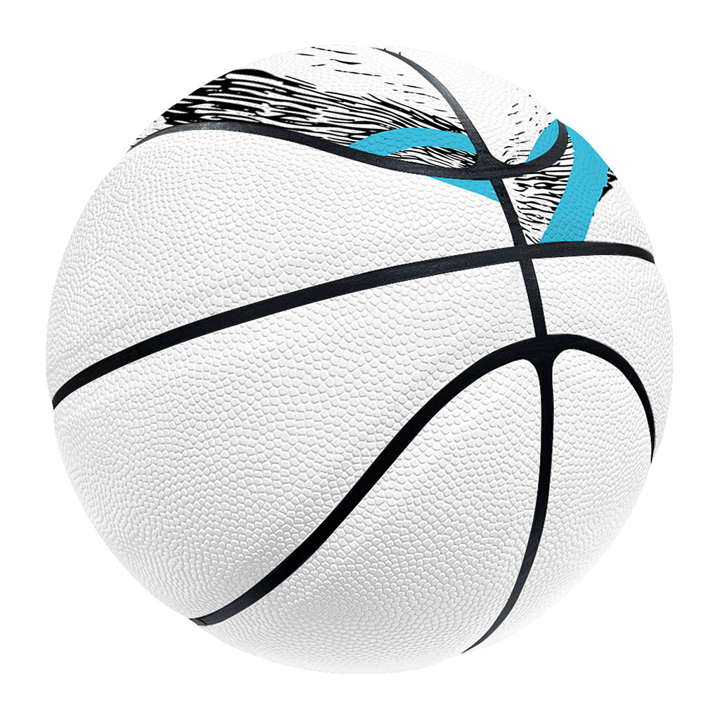 Hipster Jack Russell Terrier Print Basketball