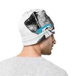 Hipster Jack Russell Terrier Print Beanie