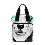 Hipster Jack Russell Terrier Print Bible Tote Bag
