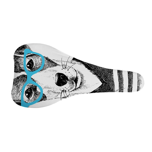 Hipster Jack Russell Terrier Print Bicycle Seat Cover