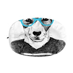 Hipster Jack Russell Terrier Print Car Side Mirror Covers