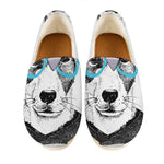 Hipster Jack Russell Terrier Print Casual Shoes