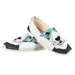 Hipster Jack Russell Terrier Print Casual Shoes