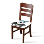 Hipster Jack Russell Terrier Print Chair Cushion Cover